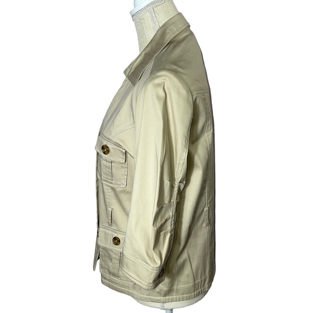 New “Talie” Khaki Utility Jacket - Picture 3 of 15